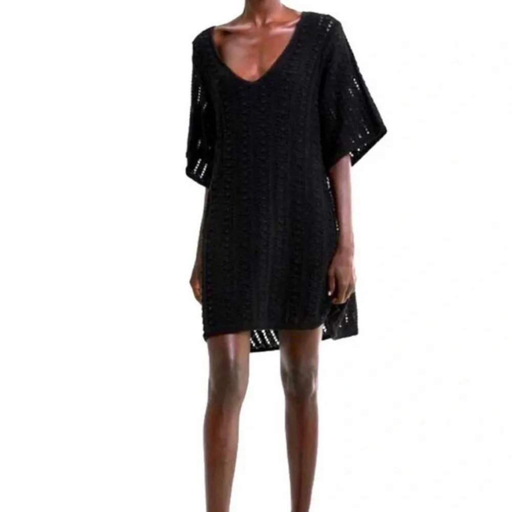 ZARA Black Dress Size Small - Picture 1 of 7